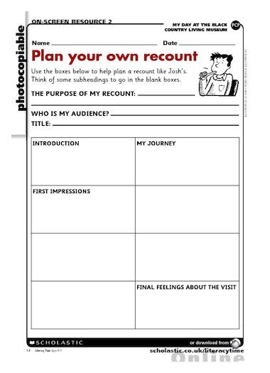 </strong> Use this helpful and varied collection of primary<strong> recount</strong> resources to support<strong> KS2</strong> children's writing. . Recount writing template ks2